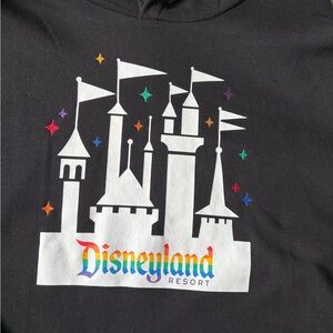 Disney Pride Hoodie with Rainbow Castle Design